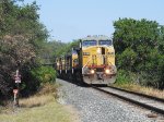 UP 9717  15Jun2011  Waiting SB at the NB access road of IH35 